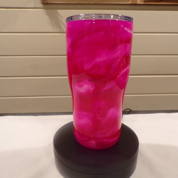 Pretty in Pink Drink Tumbler, SS Double Wall Insulated, Gift for She Her - Picture 3 of 8